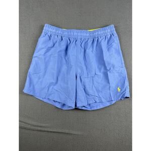 Polo Ralph Lauren Shorts Men Large Blue Casual Pony Swim Trunks Lined NWOT
